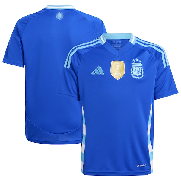 Argentina National Team adidas Youth 2024 Away Replica Jersey - Blue