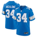 Alex Anzalone Detroit Lions Nike Game Jersey - Blue/Black