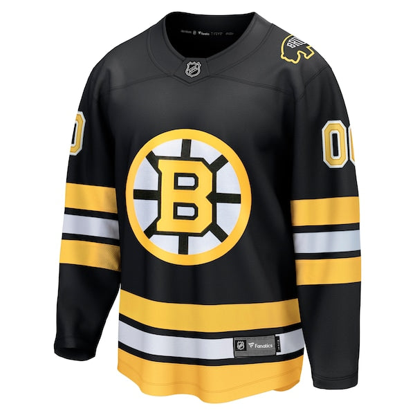 Boston Bruins  Home Breakaway Custom Jersey - Black