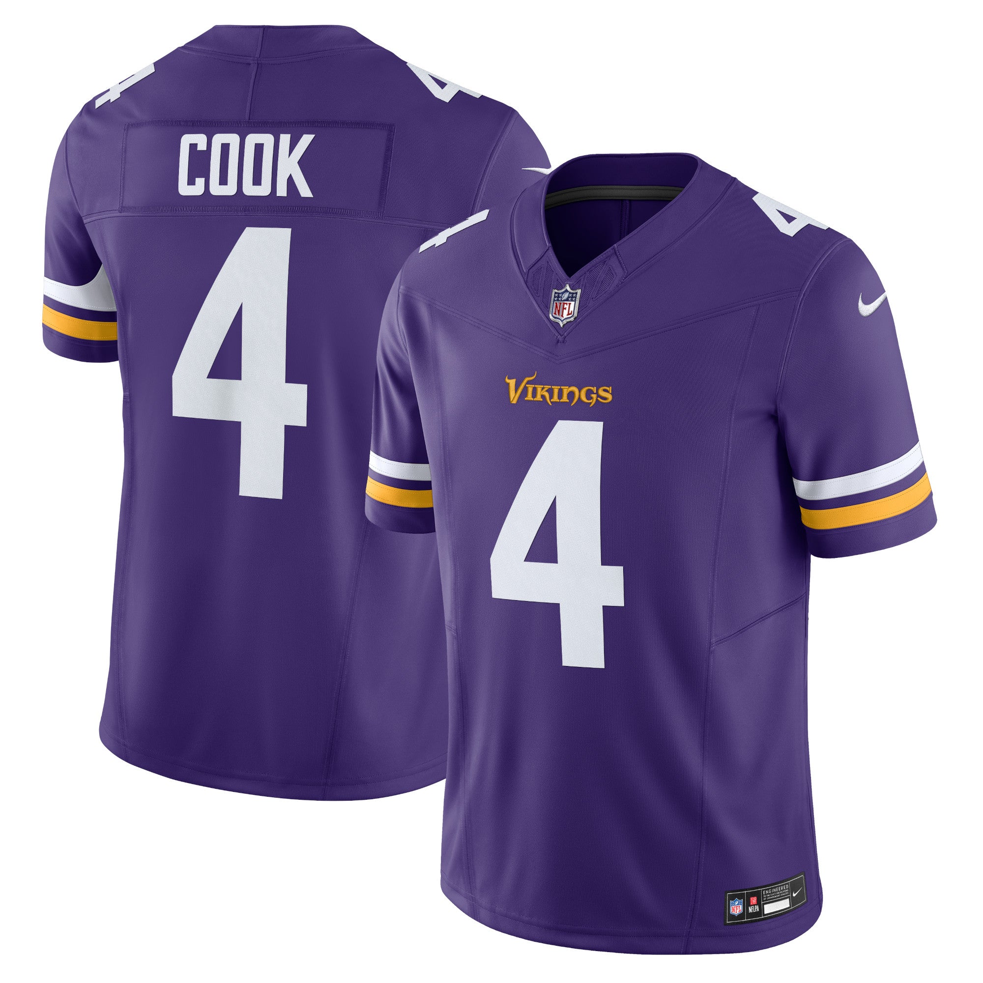 Dalvin Cook Minnesota Vikings Nike Vapor F.U.S.E. Limited Jersey - White/Purple