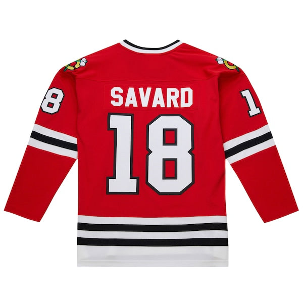 Denis Savard Chicago Blackhawks 1980-81 Power Play Jersey - Scarlet