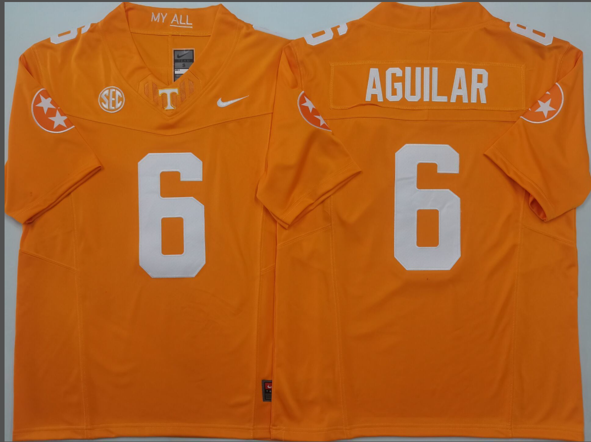 Andres Aguilar NCAA Tennessee Volunteers Nike Vapor Limited Jersey