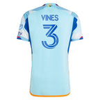 Sam Vines Colorado Rapids adidas 2024 New Day Kit Authentic Player Jersey - Light Blue