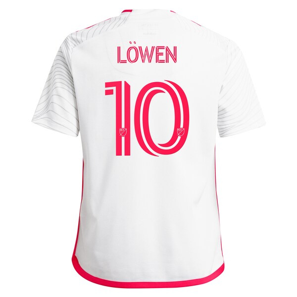 Eduard Löwen St. Louis City SC adidas Youth 2024 The Confluence Kit Replica Player Jersey - White