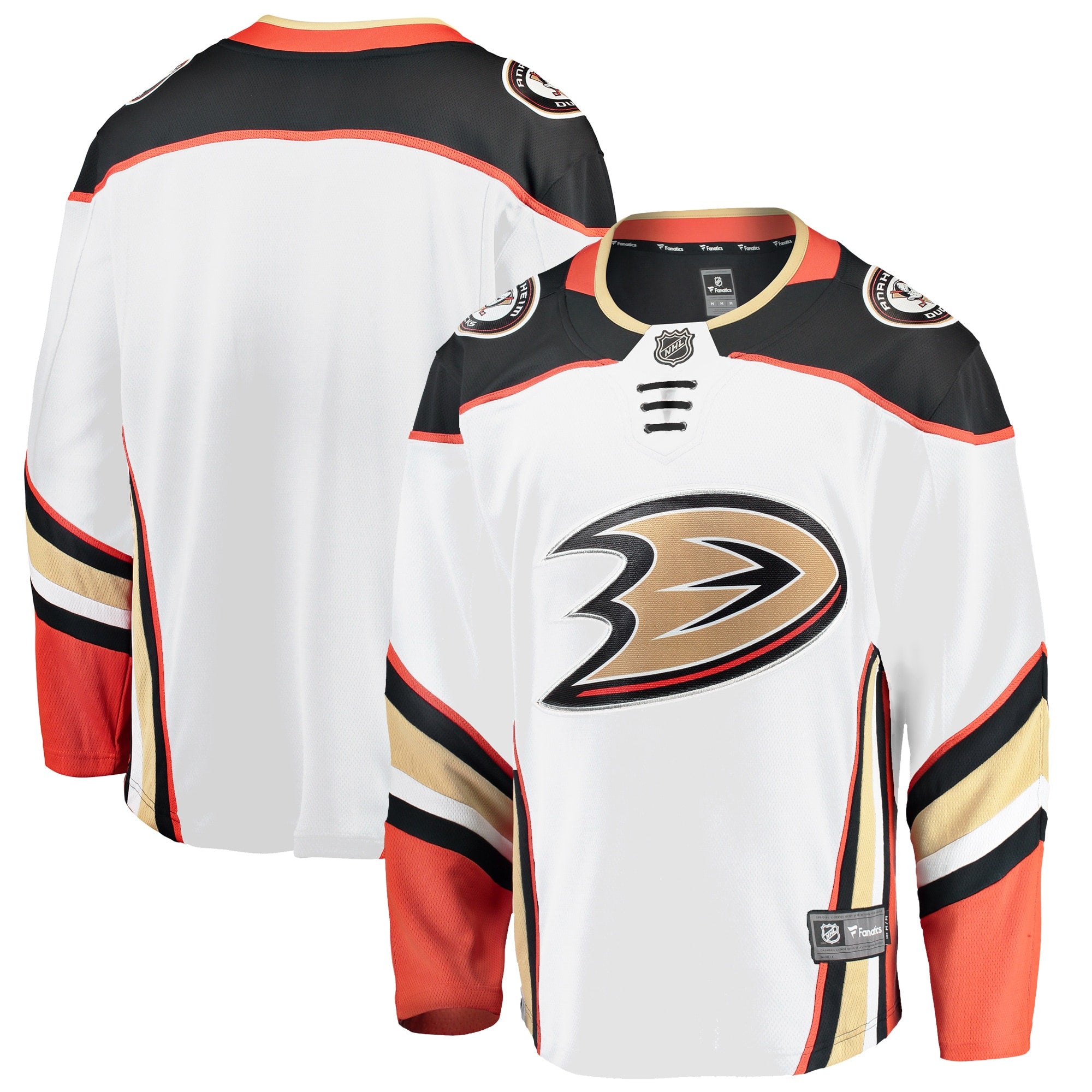 Anaheim Ducks  Home Breakaway Jersey - Orange/Black/White