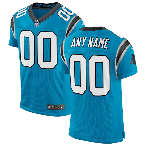 Carolina Panthers Nike Classic Elite Custom Jersey - Blue