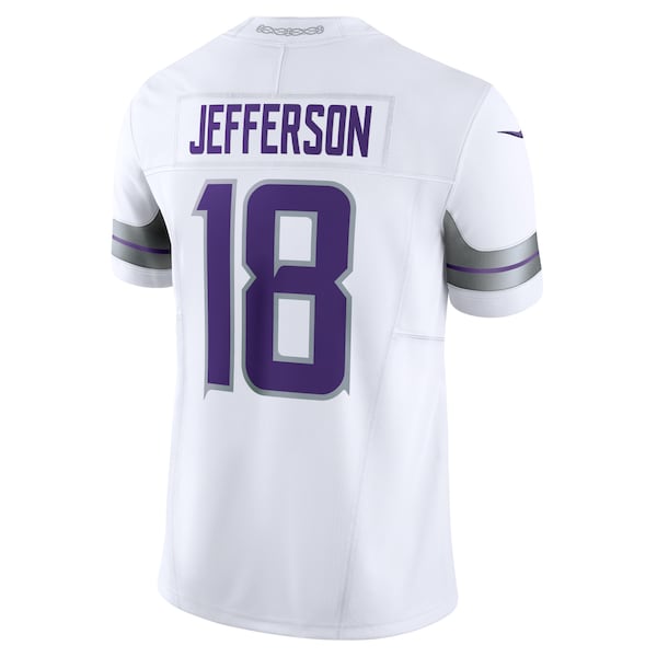 Justin Jefferson Minnesota Vikings Nike Alternate Vapor F.U.S.E. Limited Jersey - White/Purple
