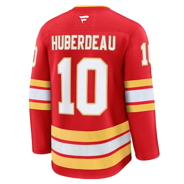 Jonathan Huberdeau Calgary Flames  Home Premium Jersey - Red/Black