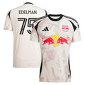 Daniel Edelman New York Red Bulls adidas 2025 Stone Kit Replica Player Jersey - Tan