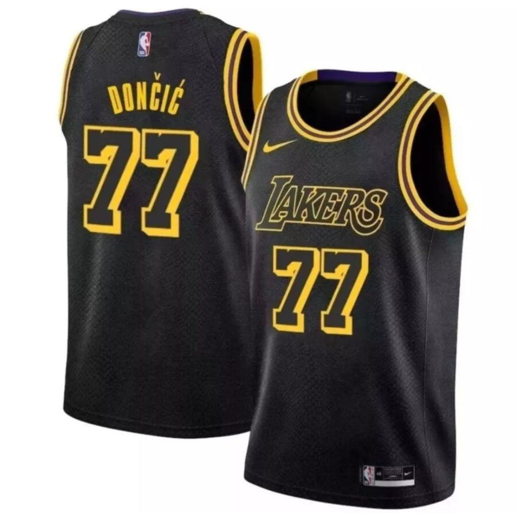 Luka Dončić Los Angeles Lakers Nike Youth Mamba Edition Jersey - Black