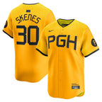Paul Skenes Pittsburgh Pirates Nike City Connect Limited Player Jersey - Gold