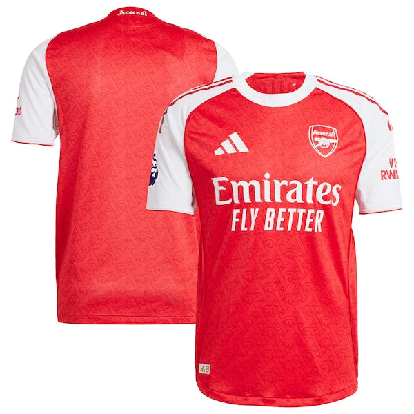 Arsenal adidas 2025/26 Home Authentic Jersey - Red/Blue