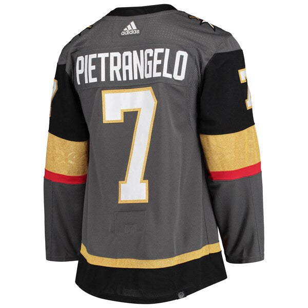 Alex Pietrangelo Vegas Golden Knights adidas Alternate Primegreen Authentic Player Jersey - Gray