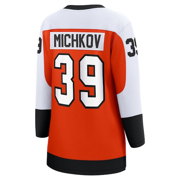 Matvei Michkov Philadelphia Flyers  Women's Home Premier Breakaway Player Jersey - Orange
