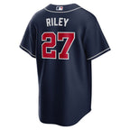 Austin Riley Atlanta Braves Nike Alternate Replica Jersey - Navy/White/Red
