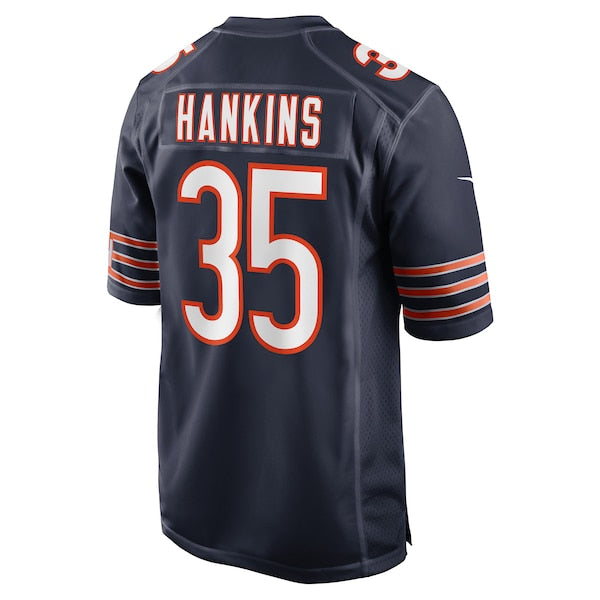 Deion Hankins Chicago Bears Nike Team Game Jersey -  Navy
