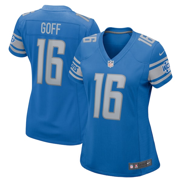 Jared Goff Detroit Lions Nike Women's Game Jersey - Blue