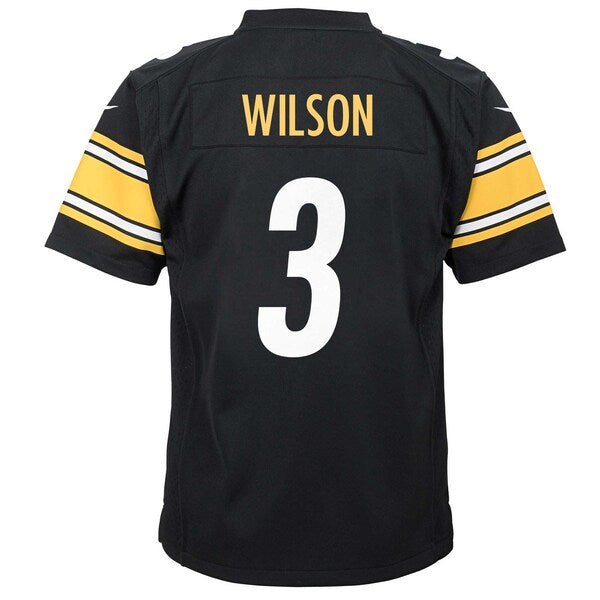 Russell Wilson Pittsburgh Steelers Nike Youth Team Player Game Jersey - Black