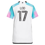 Robin Lod Minnesota United FC adidas Women's 2024 The Northern Lights Kit Replica Jersey - White