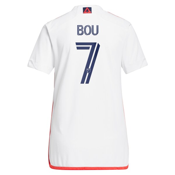 Gustavo Bou New England Revolution adidas Women's 2024 Defiance Replica Jersey - White