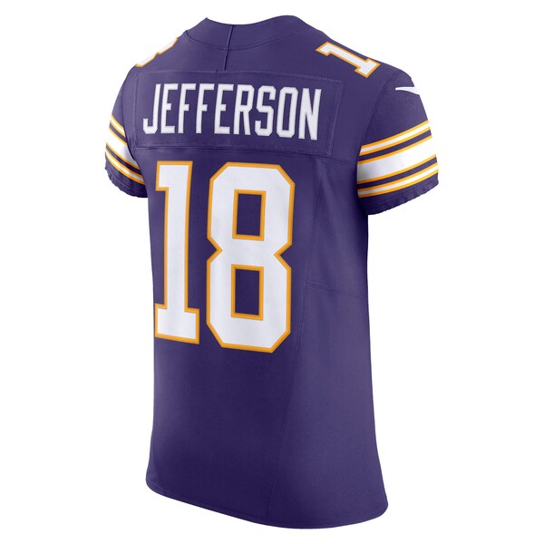 Justin Jefferson Minnesota Vikings Nike Alternate Vapor F.U.S.E. Elite Jersey - Purple
