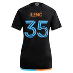 Mitja Ilenič New York City FC adidas Women's 2024 24/7 Kit Replica Player Jersey - Black