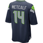 DK Metcalf Seattle Seahawks Nike Game Player Jersey - College Navy/White