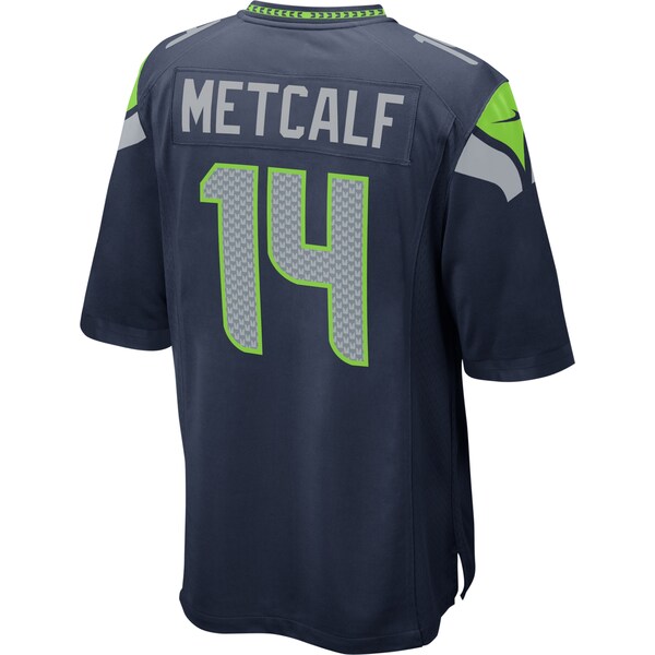 DK Metcalf Seattle Seahawks Nike Game Player Jersey - College Navy/White