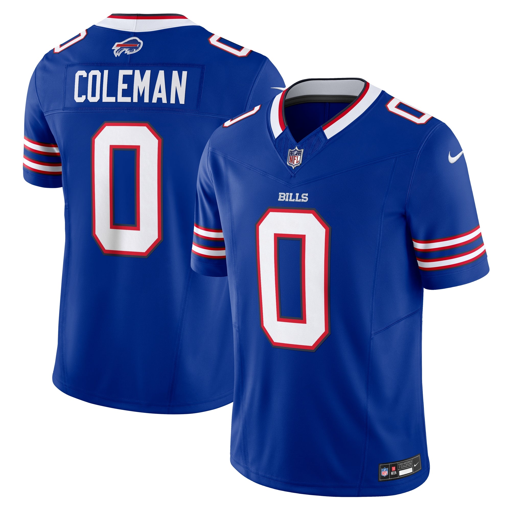 Keon Coleman Buffalo Bills Nike Alternate  Vapor F.U.S.E. Limited Jersey - Red/Royal
