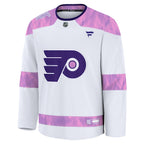 Philadelphia Flyers  2024 Hockey Fights Cancer Practice Jersey - White