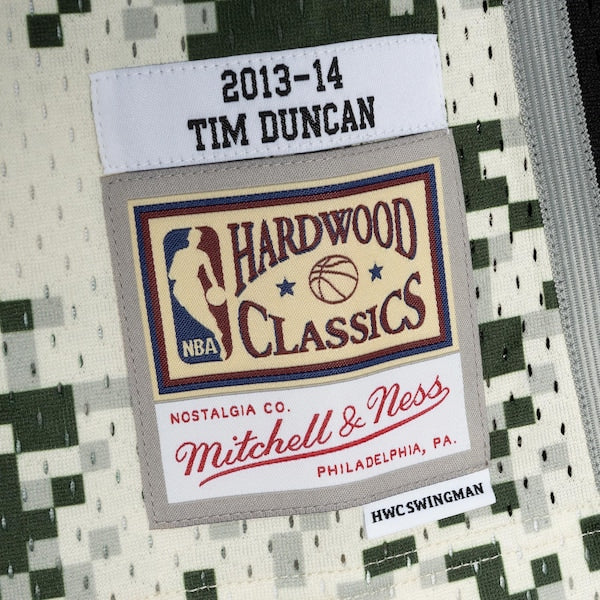 Tim Duncan San Antonio Spurs 2013/14 Swingman Jersey - Camo
