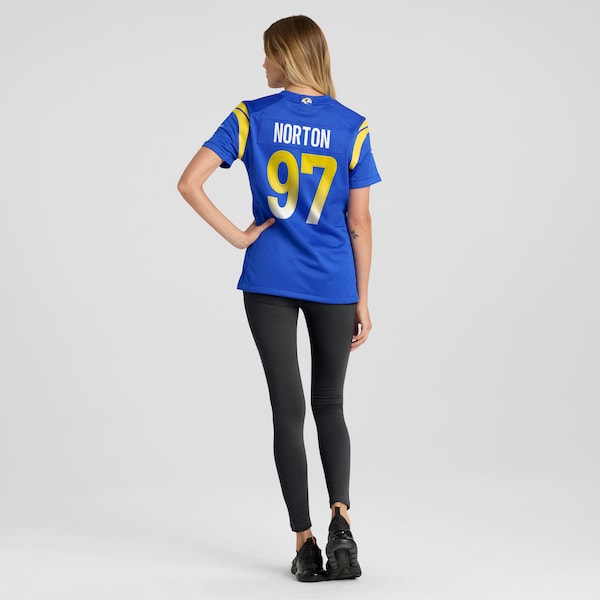 Bill Norton Los Angeles Rams Nike Women's Team Game Jersey -  Royal