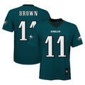 A.J. Brown Philadelphia Eagles Youth Replica Player Jersey - Midnight Green