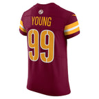 Chase Young Washington Commanders Nike Vapor Elite Jersey - Burgundy/Black/White