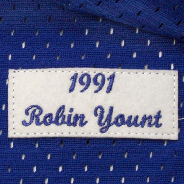 Robin Yount Milwaukee Brewers Cooperstown Mesh Batting Practice Jersey - Royal