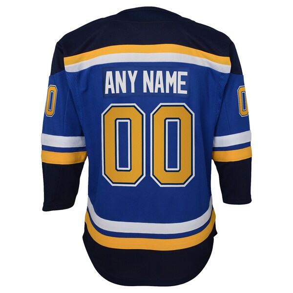 St. Louis Blues Youth Home Premier Custom Jersey - Blue