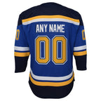 St. Louis Blues Youth Home Premier Custom Jersey - Blue