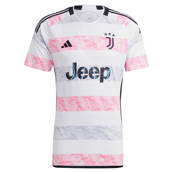 Dušan Vlahović Juventus adidas 2023/24 Away Replica Jersey - White