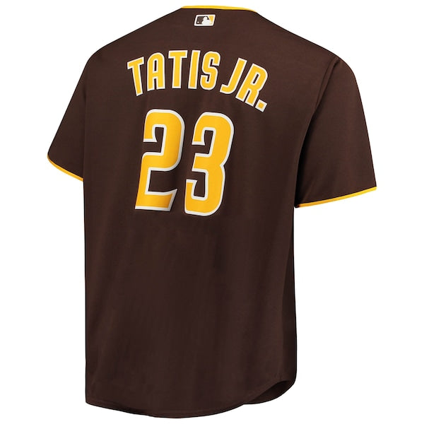 Fernando Tatis Jr. San Diego Padres Big & Tall Replica Player Jersey - Brown/Tan/White