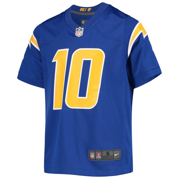 Justin Herbert Los Angeles Chargers Nike Youth Game Jersey - Royal/Navy/Powder Blue/White