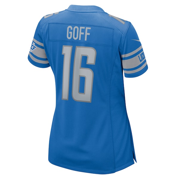Jared Goff Detroit Lions Nike Women's Player Game Jersey - Blue