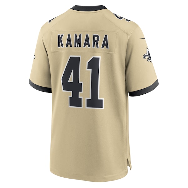 Alvin Kamara New Orleans Saints Nike Gameday Golds Alternate Game Player Jersey - Gold/Black/White