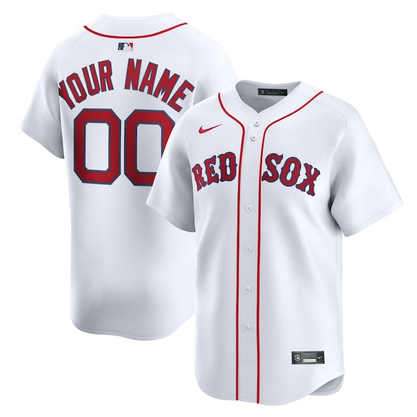 Boston Red Sox Nike Home Limited Custom Jersey - White