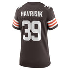 Lucas Havrisik Cleveland Browns Nike Women's Team Game Jersey -  Brown