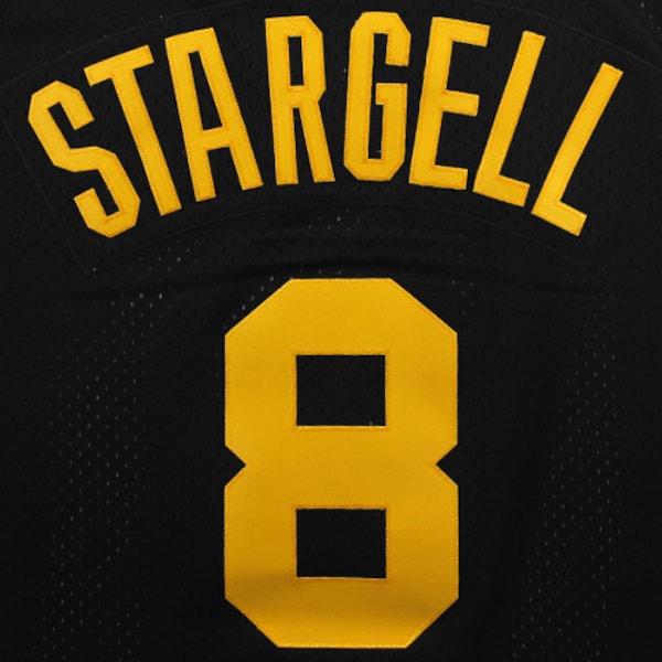 Willie Stargell Pittsburgh Pirates 1982 Authentic Cooperstown Collection Mesh Batting Practice Jersey - Black