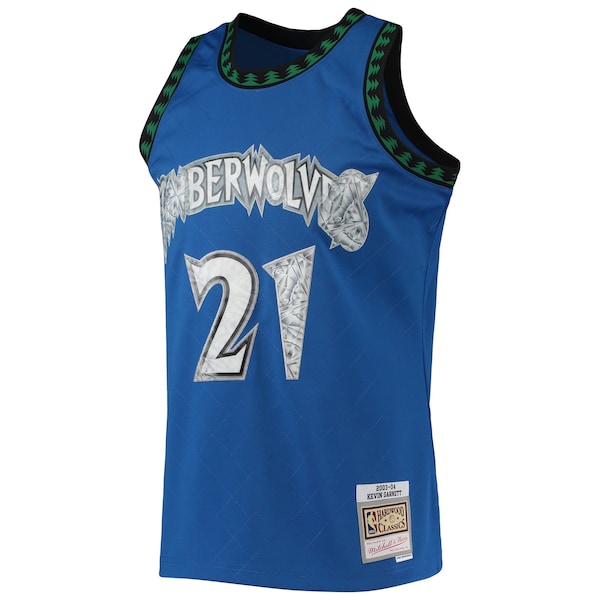 Kevin Garnett Minnesota Timberwolves 2003/04 Hardwood Classics NBA 75th Anniversary Diamond Swingman Jersey - Blue