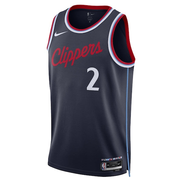 Kawhi Leonard LA Clippers Nike Unisex 2024/25 Swingman Jersey - Navy - Icon Edition