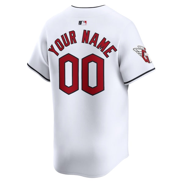 Cleveland Guardians Nike Home Limited Custom Jersey - White