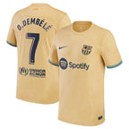 Ousmane Dembele Barcelona Nike Youth 2022/23 Away Replica Player Jersey - Gold
