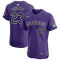 Kris Bryant Colorado Rockies Nike Alternate Elite Player Jersey - Purple